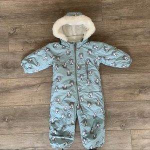 H&M Baby One Piece Snowsuit - Size: 12-18 months